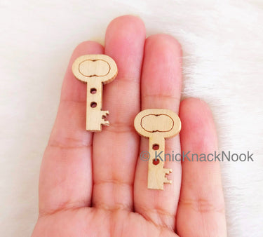 Wood Key Buttons